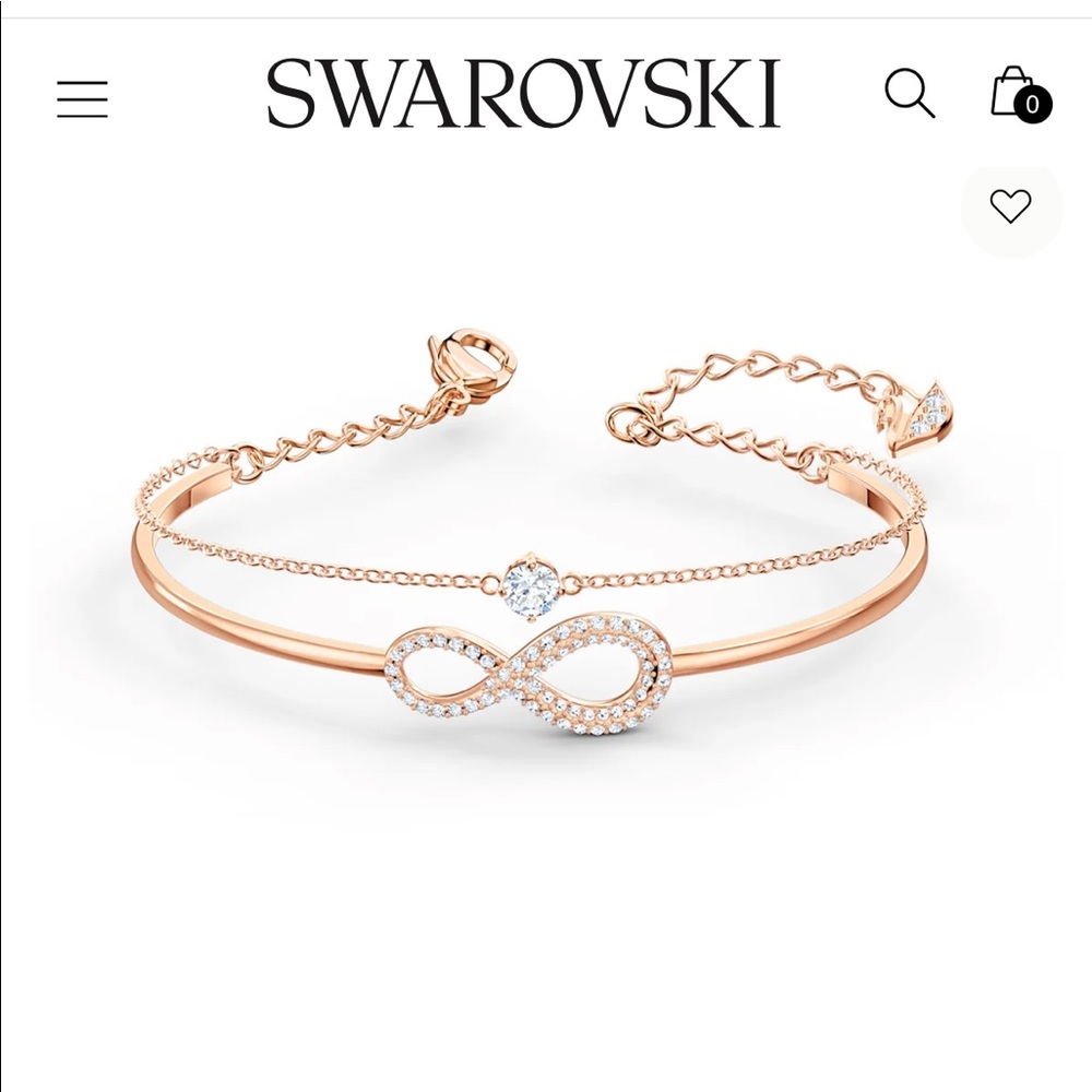 Swarovski infinity bangle - Picture 3 of 7